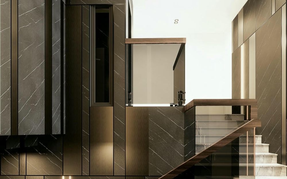 Tấm ốp kim loại cốt than tre thích hợp ứng dụng tại văn phòng, không gian thương mại