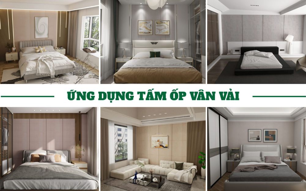 Mẫu tấm ốp than tre vân vải