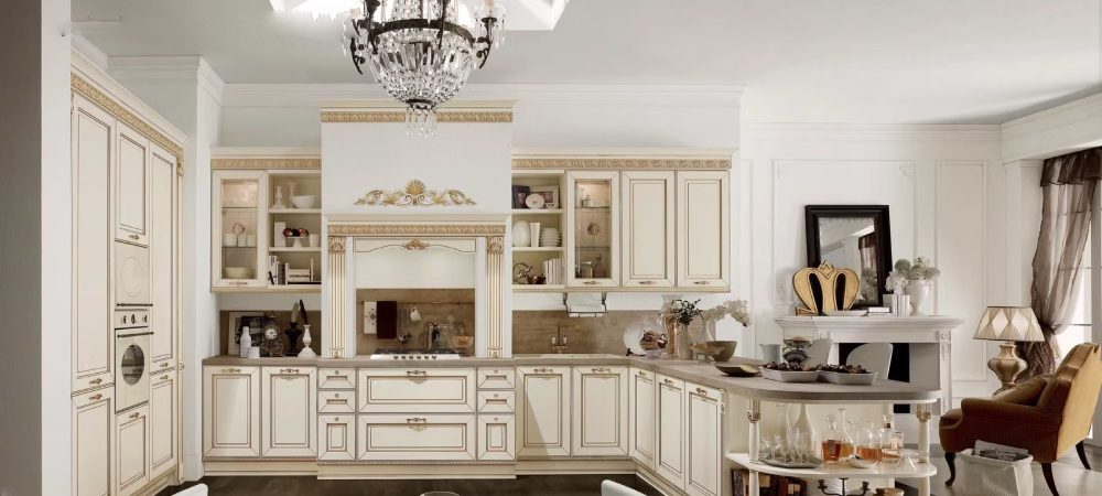 Cách trang trí nhà theo phong cách Cổ Điển cho phòng bếp