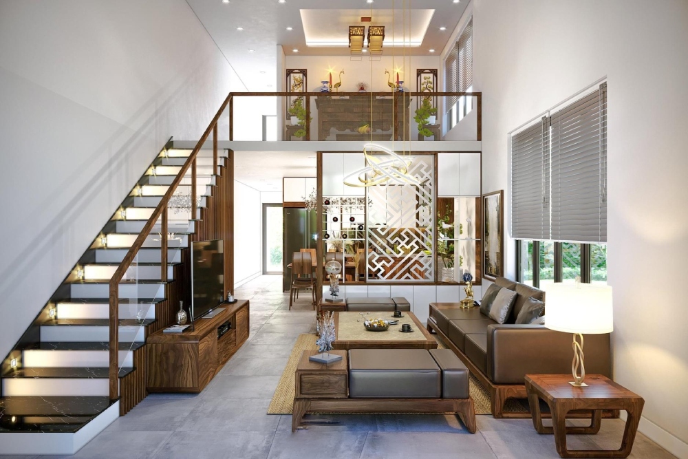 Các cách trang trí nội thất phòng khách nhà cấp 4 đẹp, tiện nghi