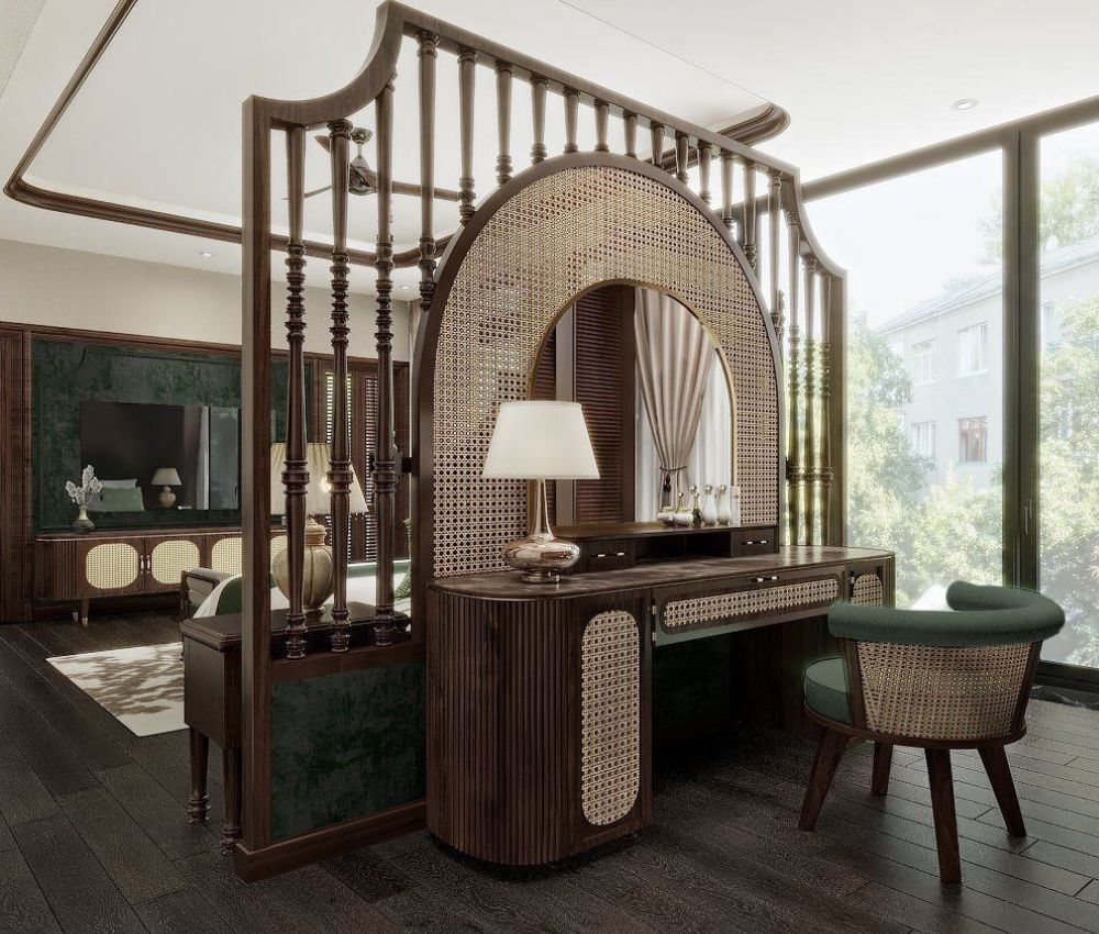 Đồ nội thất bằng tre, nứa đặc trưng phong cách  Indochine