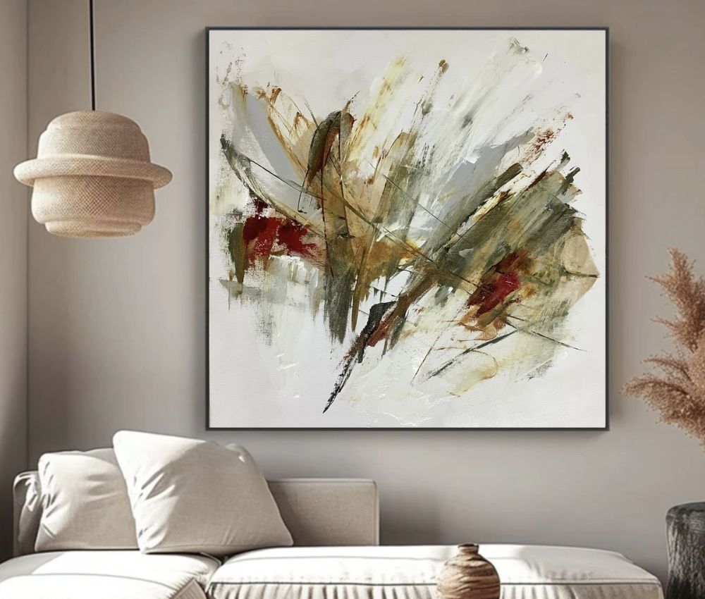 Tranh in canvas trừu tượng