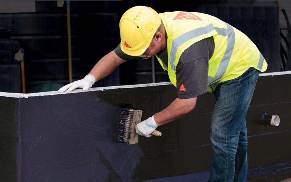 Thi công chống thấm tầng hầm bằng Sika