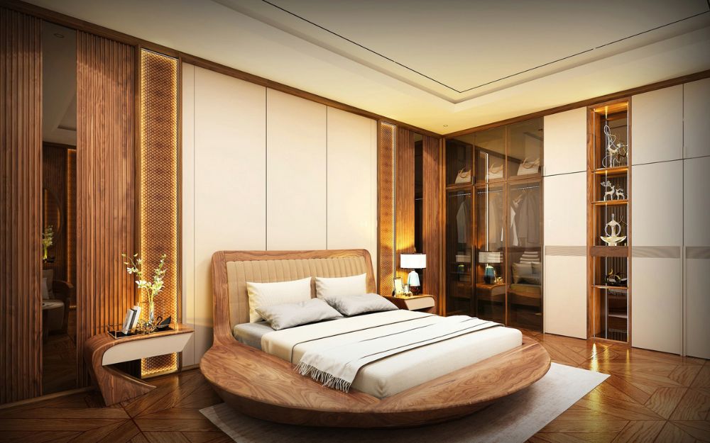 Decor phòng ngủ theo phong cách Luxury sang trọng, đẳng cấp