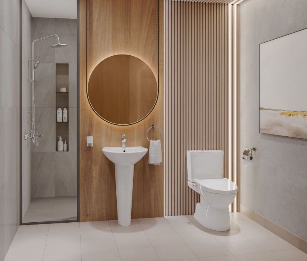 Nhà vệ sinh hướng Tây Bắc hợp với nhà hướng Nam
