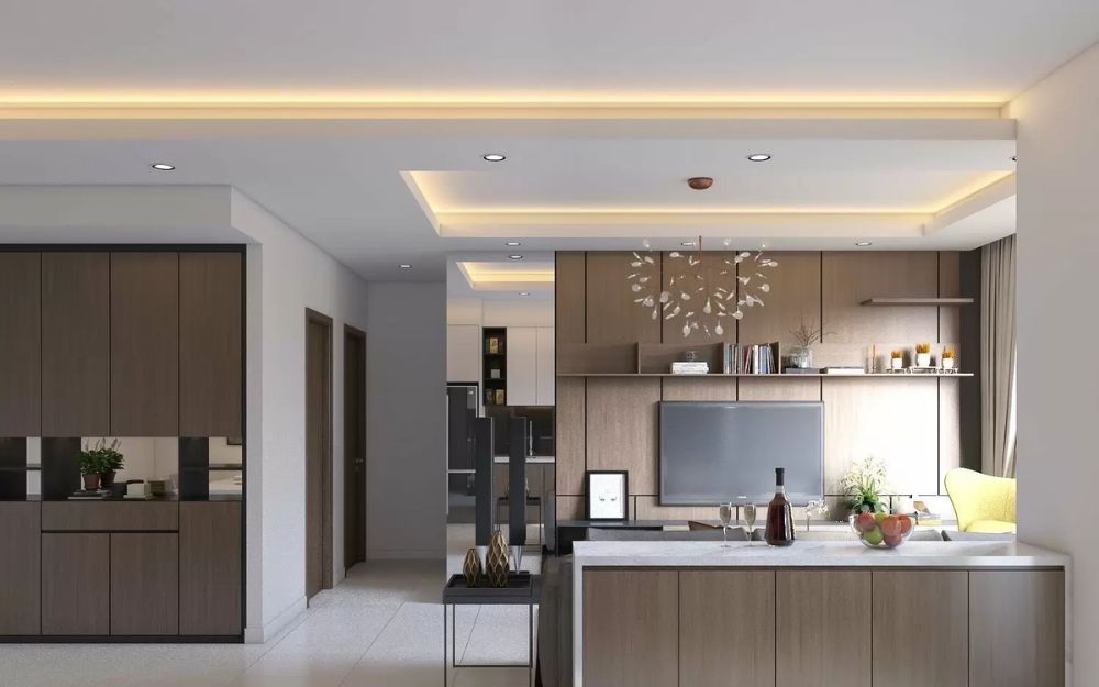 Lắp đặt trần thạch cao cho nhà bếp