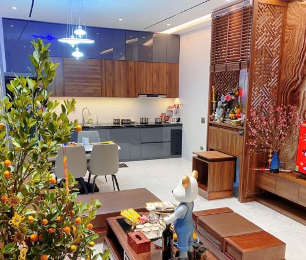 Phòng bếp sau phòng thờ ảnh hưởng tới phong thủy trong nhà