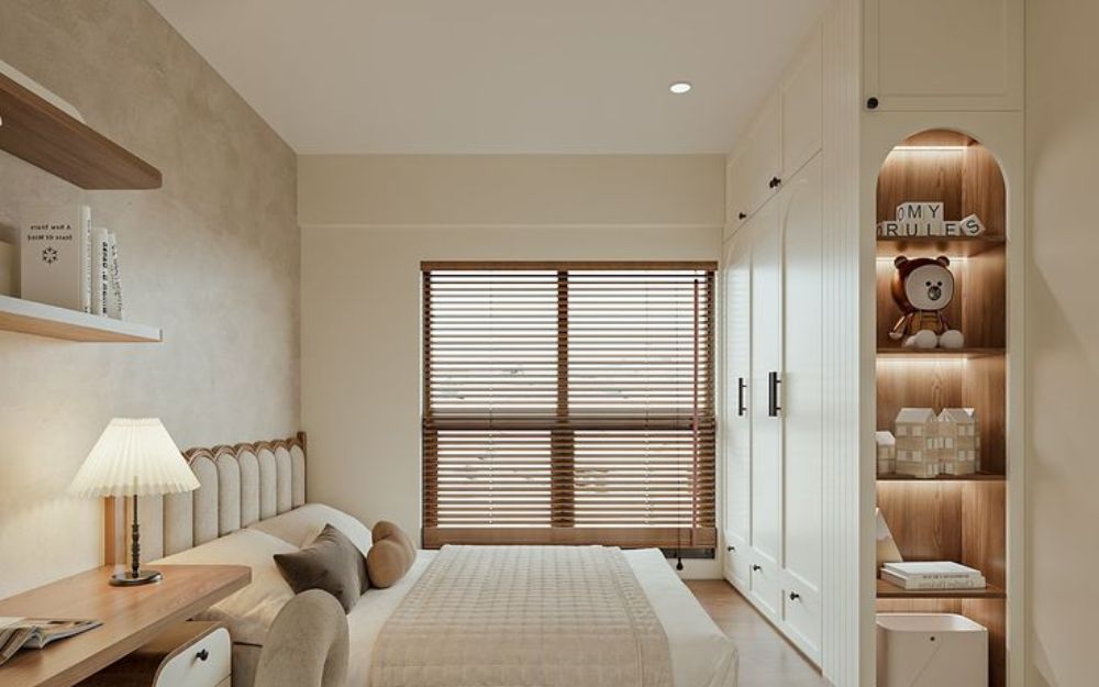 Chiều cao lý tưởng cho trần phòng ngủ khoảng 2.8 - 3.2m
