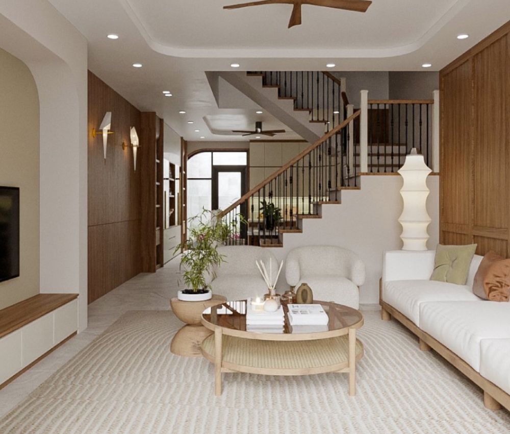 Chiều cao trần nhà ống phụ thuộc vào số tầng