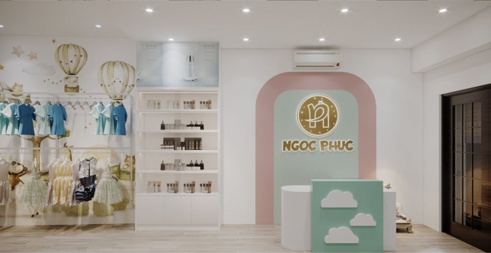 8 ý tưởng trang trí shop quần áo trẻ em diện tích nhỏ, dễ triển khai