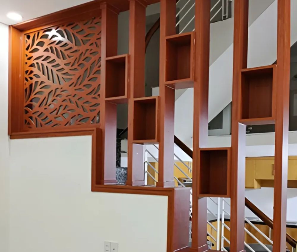 Vách ngăn cầu thang bằng bê tông bền chắc và khả năng chịu lực tốt