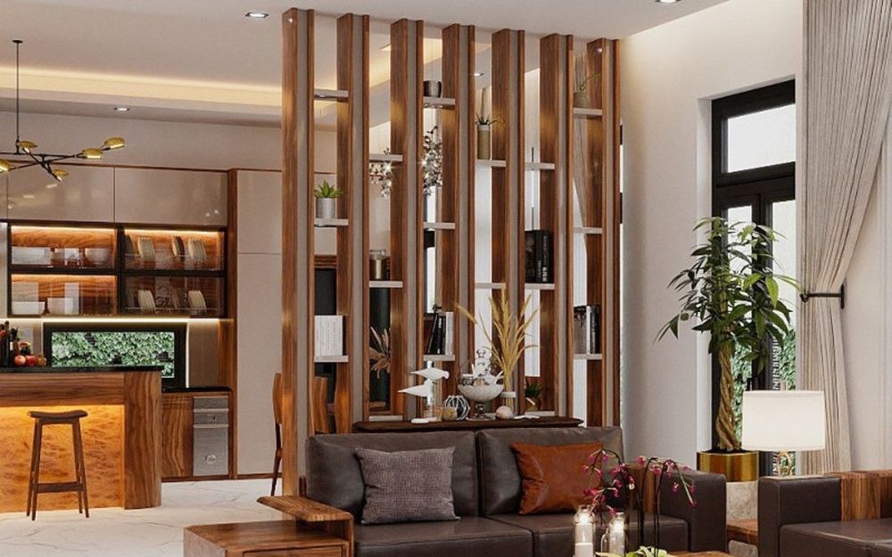 Vách ngăn cần hài hòa với tổng thể phong cách ngôi nhà