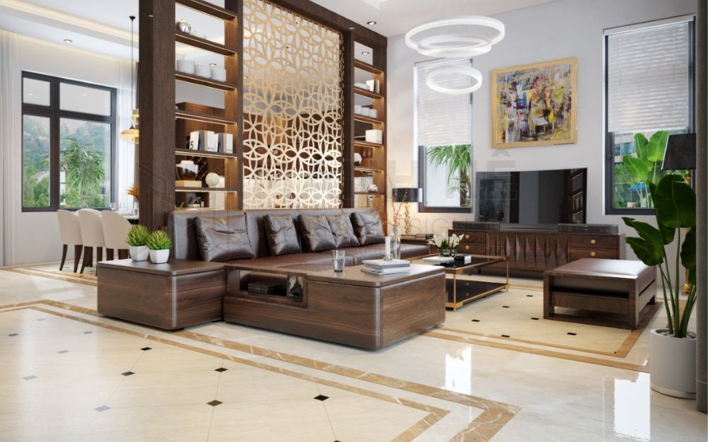 Mẫu vách ngăn CNC trang trí đẹp