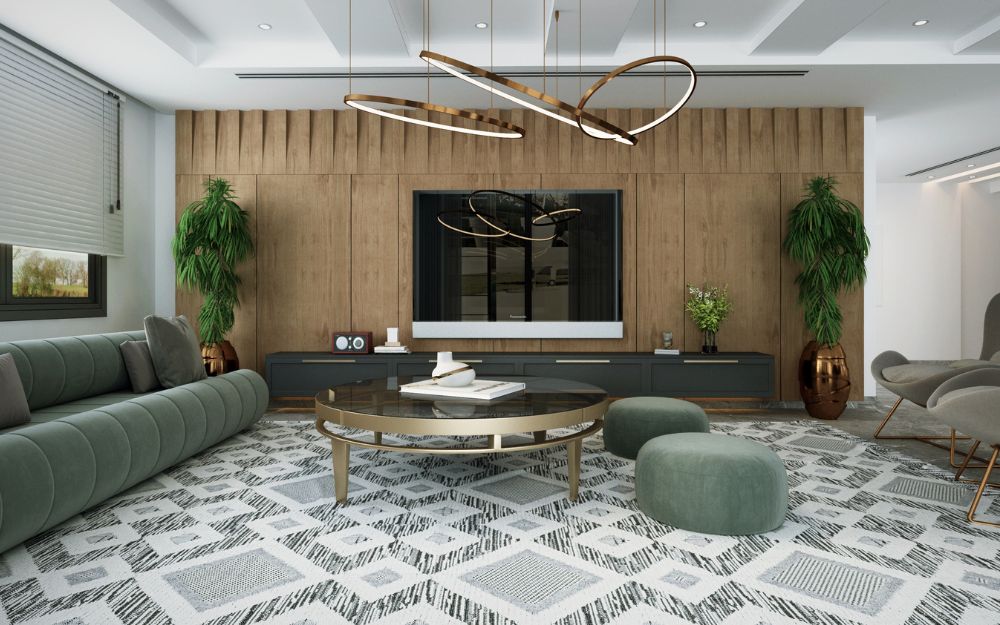 Decor chậu cây xanh để cân bằng năng lượng