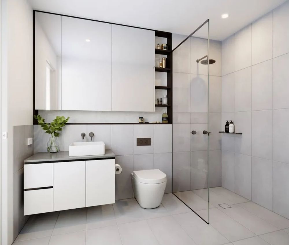 Đặt máy xông tinh dầu hoặc túi thơm trong nhà vệ sinh