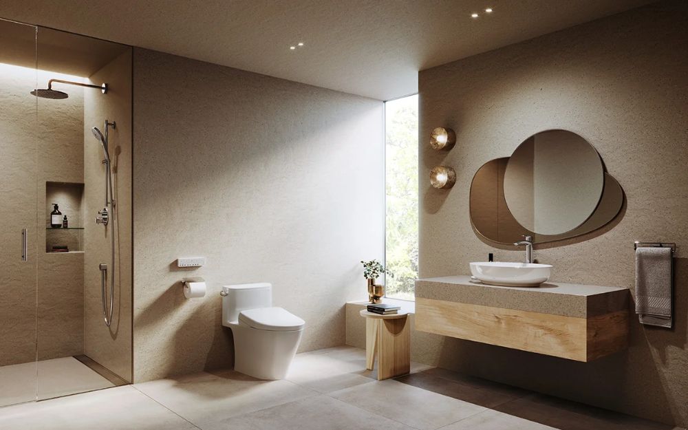 Nhà vệ sinh trong biệt thự cao cấp đầy đủ tiện ích