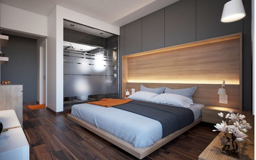 Phòng khách sạn mini có kích thước khoảng 18 - 22m2