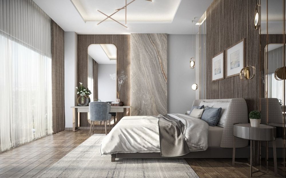 Sắp xếp nội thất cân đối và phù hợp với diện tích thực tế