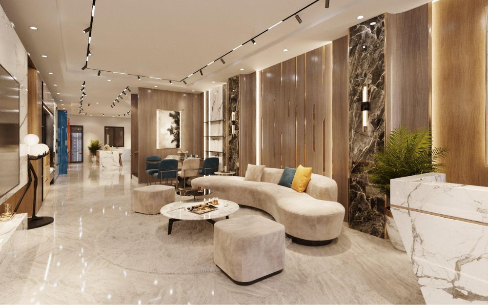 Mẫu tấm ốp than tre nhà phố hiện đại và sang trọng