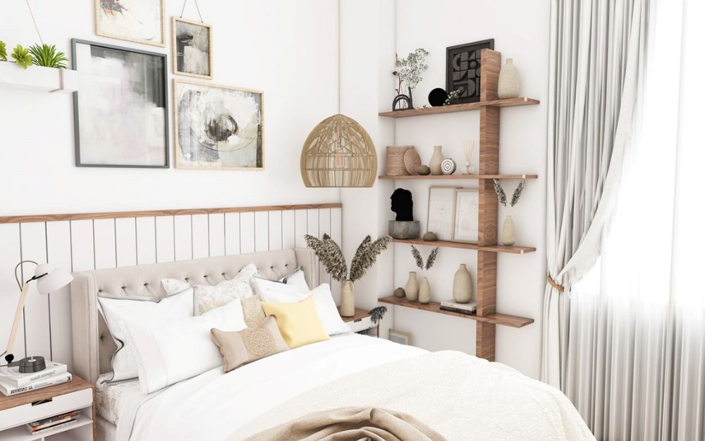 Decor các sản phẩm bằng đá, gốm sứ trong phòng ngủ
