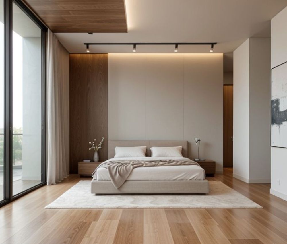Tạo ra một lớp ngăn cách giữa phòng ngủ và phòng thờ