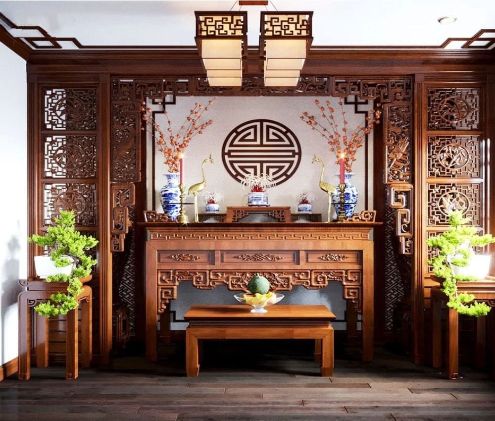 Không nên bố trí phòng thờ ở trên nhà vệ sinh