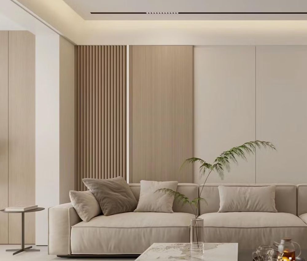 Tấm ốp than tre sóng nước sang trọng tinh tế