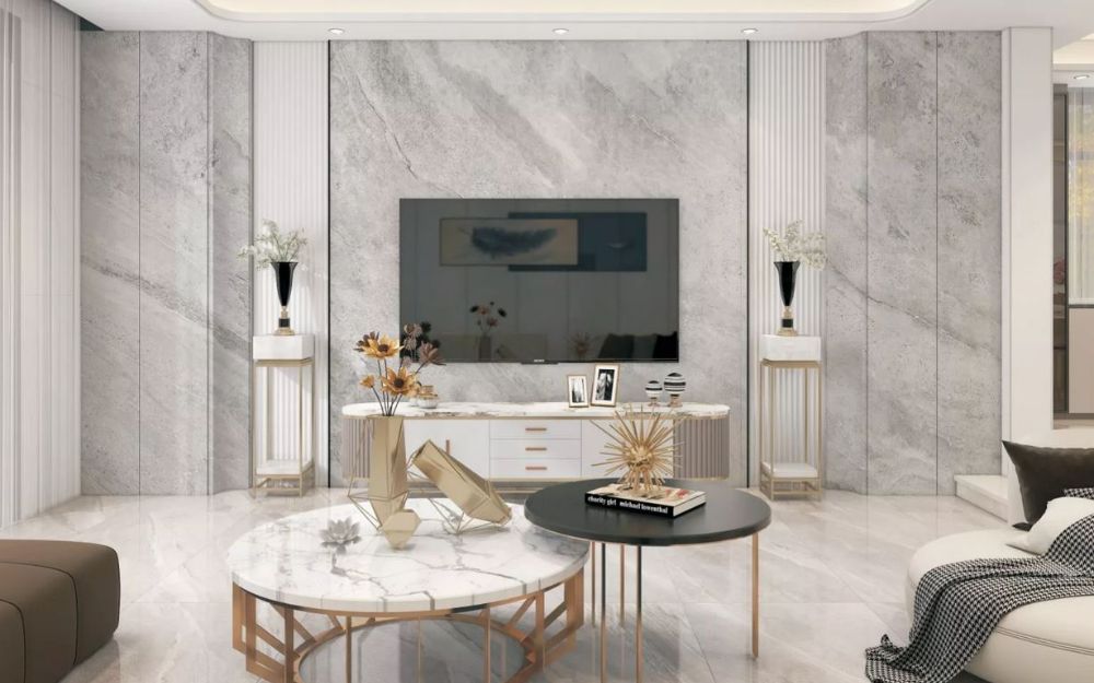 Tấm ốp than tre vân đá gây ấn tượng với sự hiện đại