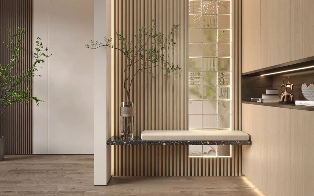 Tấm ốp than tre vân đá sang trọng, hiện đại