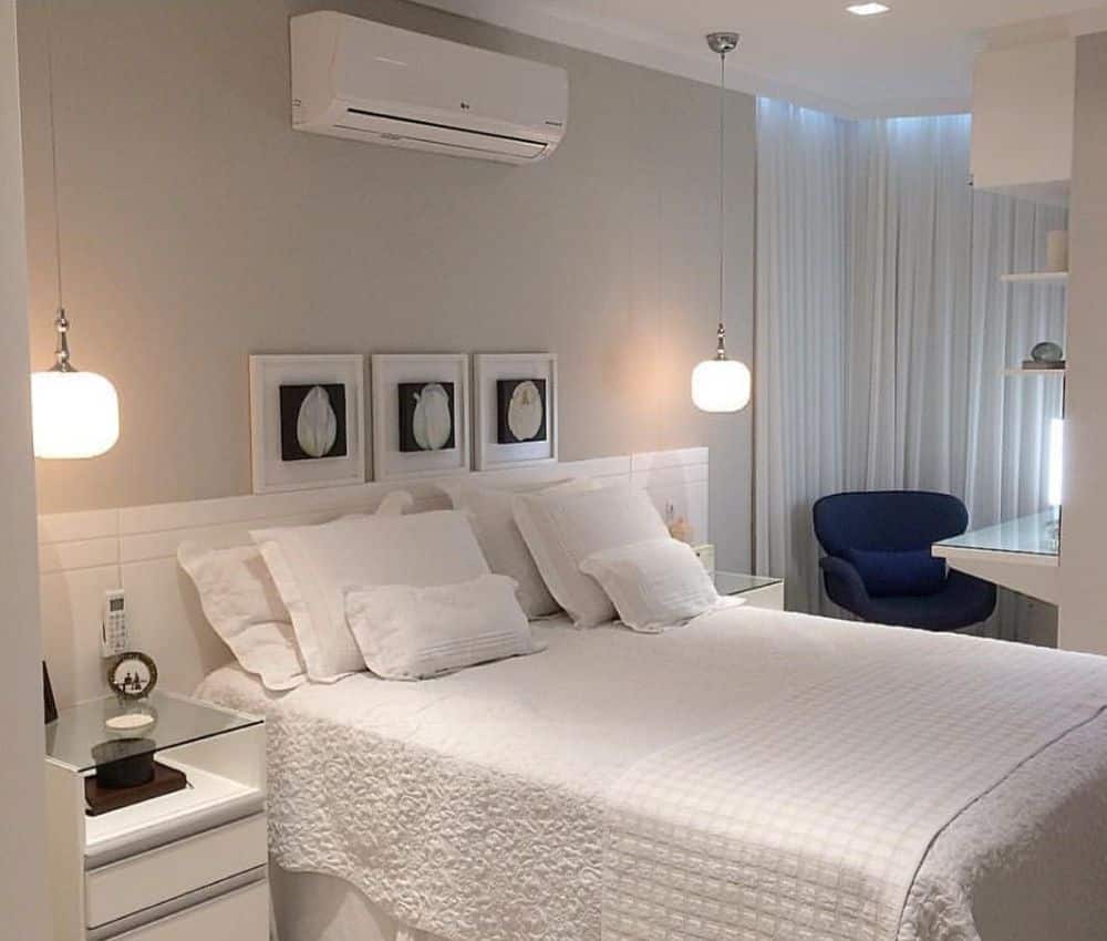 Vị trí lắp điều hòa trong phòng ngủ không thổi trực tiếp vào giường