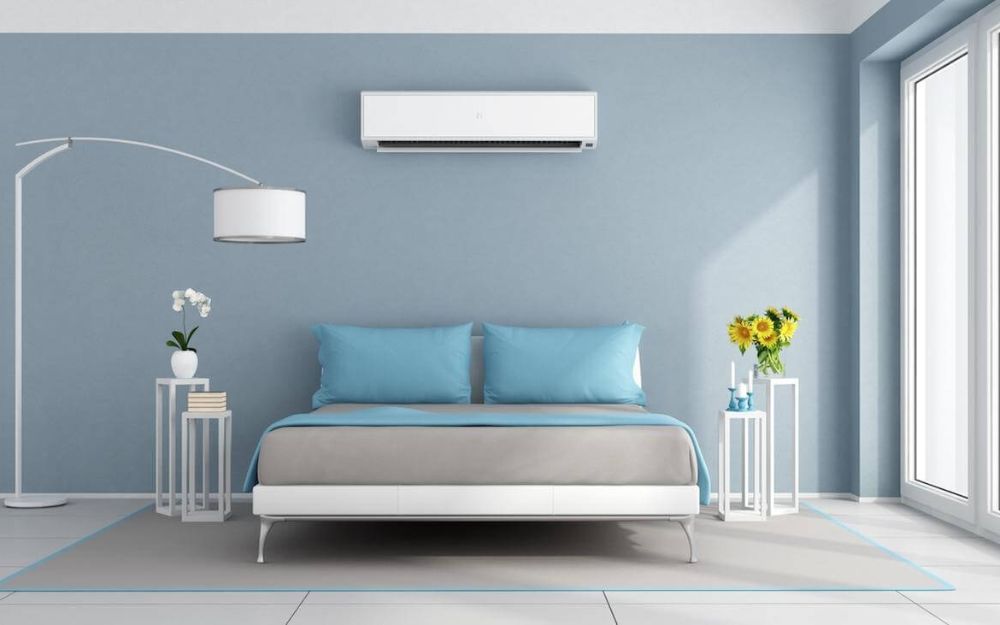 Vị trí lắp điều hòa cho phòng ngủ có cửa sổ lớn