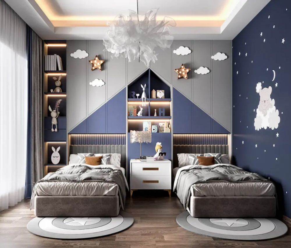 Phòng ngủ lớn cho phép bố trí nhiều tiện ích