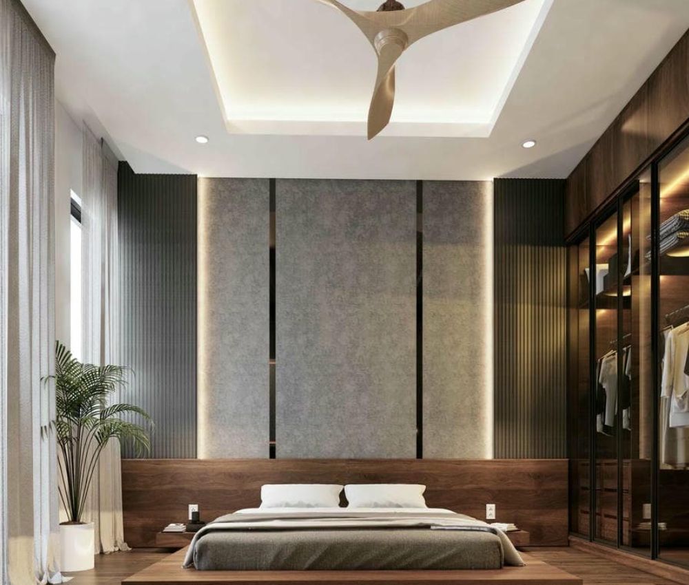 Ứng dụng ốp tường phòng ngủ đẹp, hiện đại