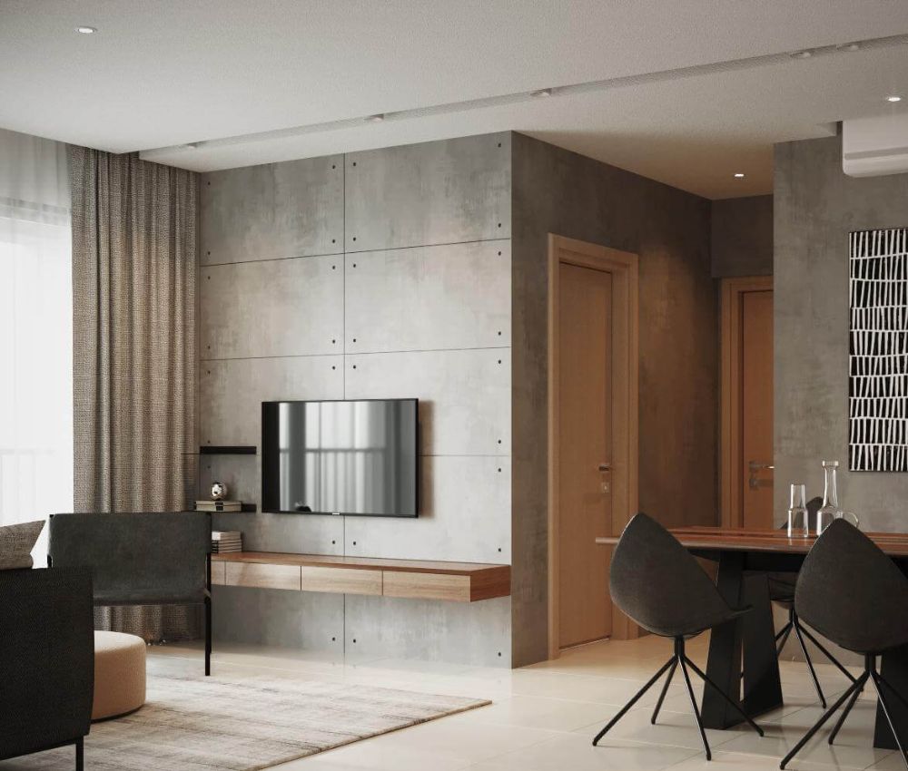 Tấm ốp được ứng dụng ốp tường phòng khách