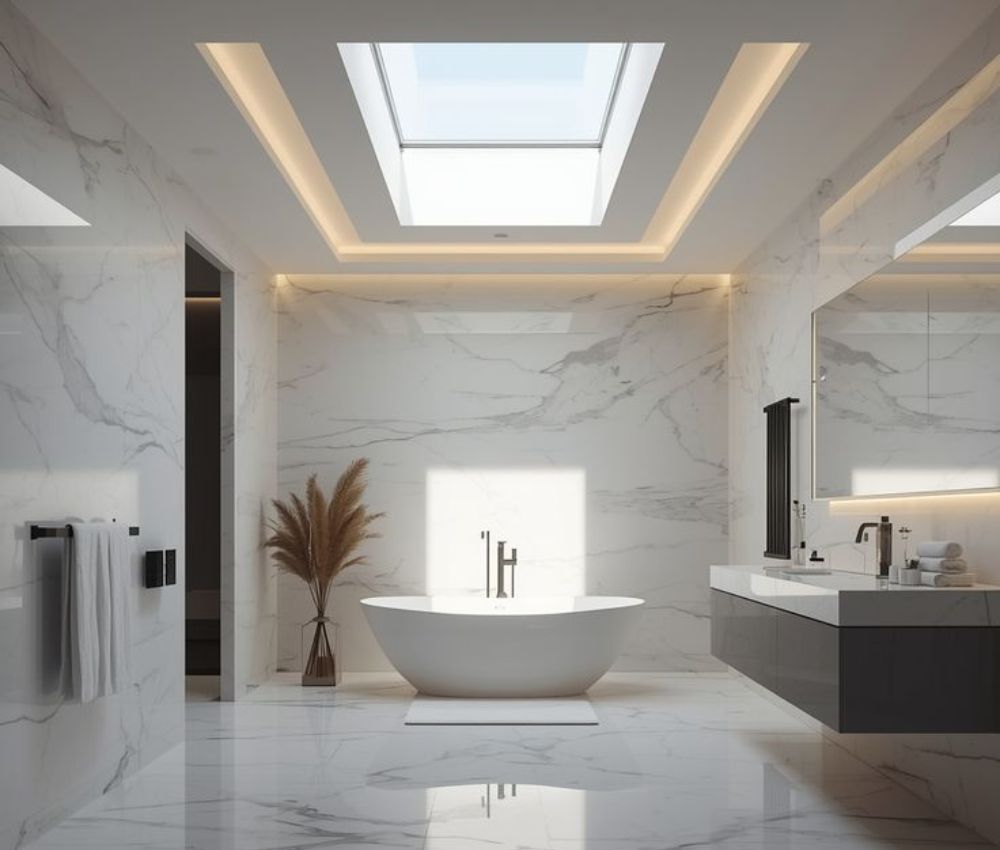 Độ bền và chống ẩm cao có thể ứng dụng ốp phòng tắm