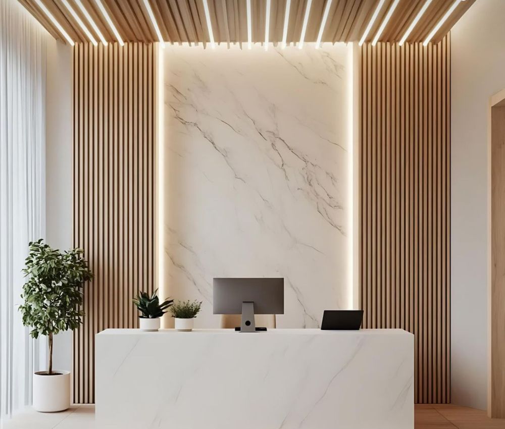 Tấm ốp ứng dụng trong văn phòng cao cấp