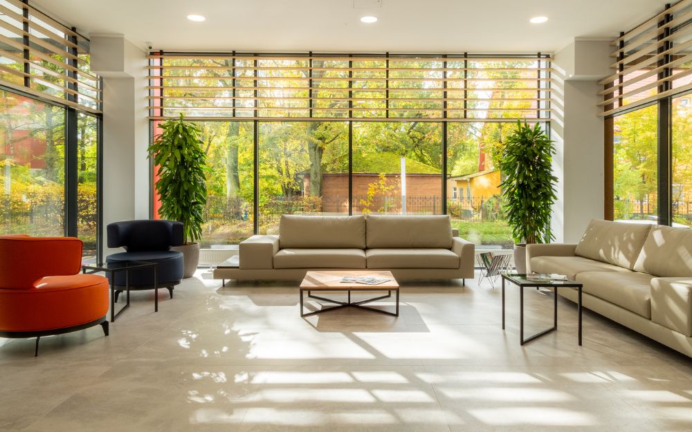 Chiều cao lý tưởng cho trần phòng khách là 3.3m đến 3.6m