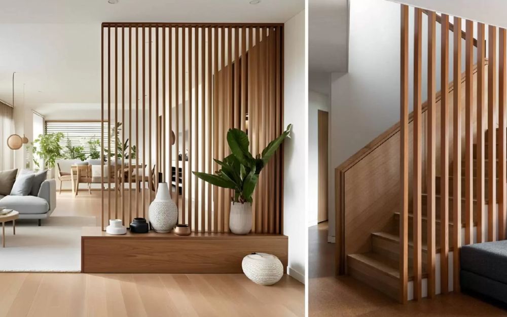 Mẫu vách lam chạy dọc là lựa chọn phổ biến nhất