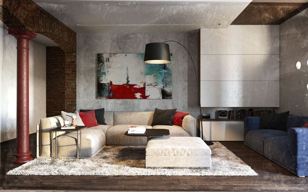 Các mẫu đồ trang trí phòng khách decor tường