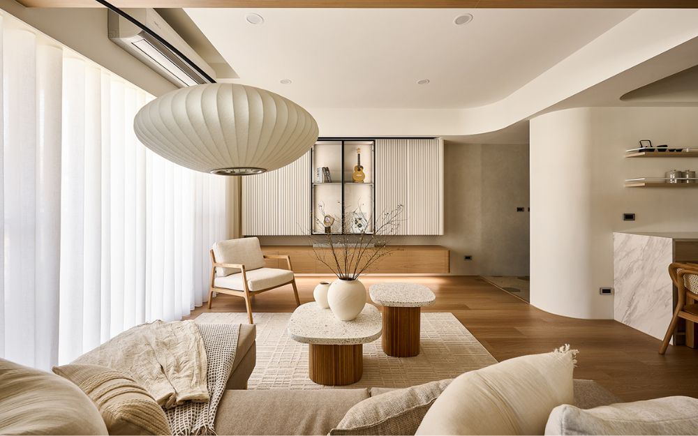 Các mẫu đồ trang trí phòng khách theo phong cách Japandi