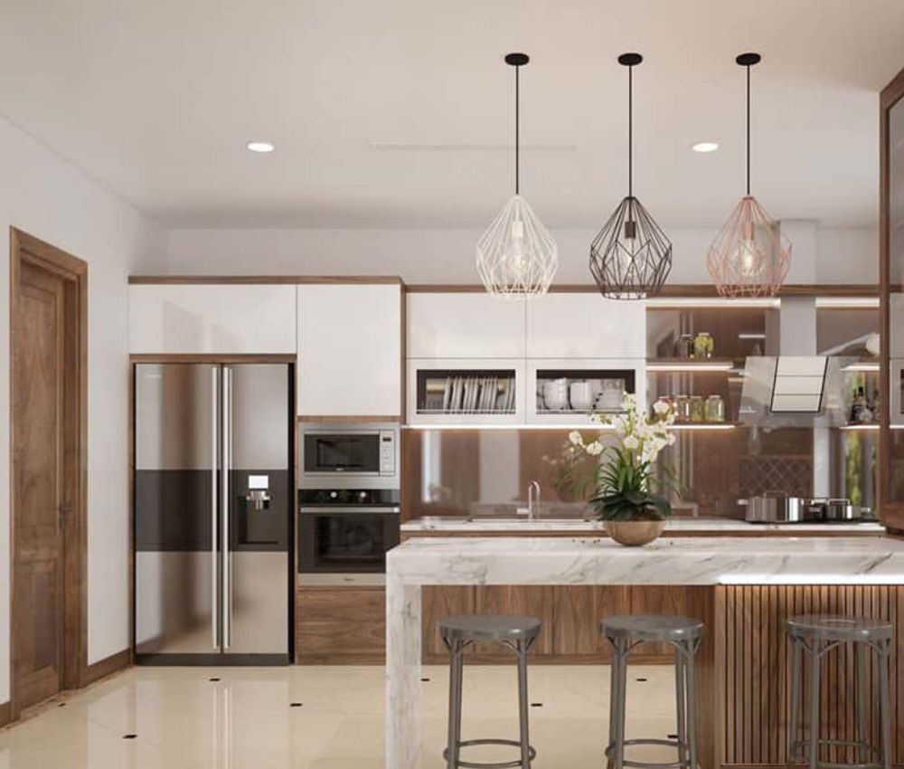 Đảm bảo hệ thống thông gió và hút mùi cho phòng bếp