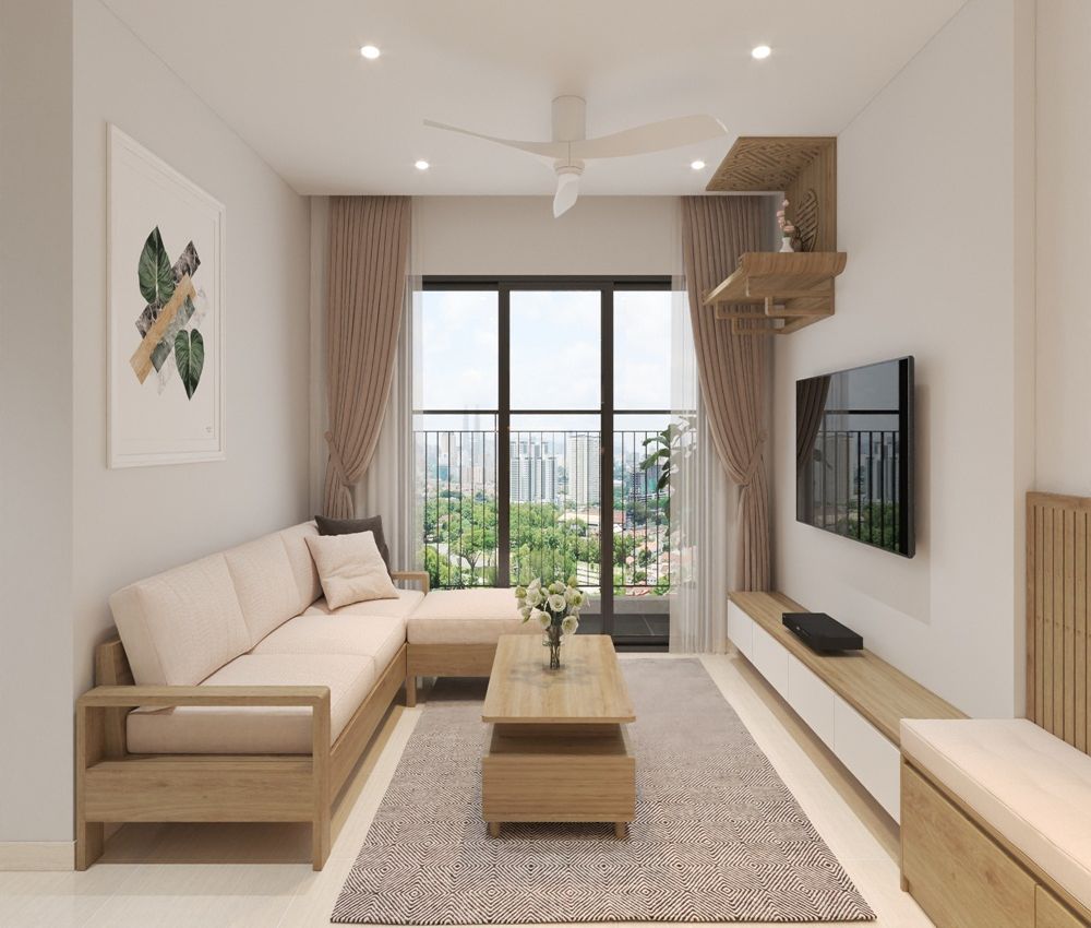 Phong cách Bắc Âu sử dụng gam màu sáng và nội thất đơn giản