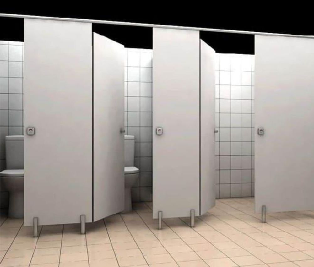 Kích thước vách ngăn vệ sinh cho trung tâm thương mại, siêu thị cần đảm bảo rộng rãi