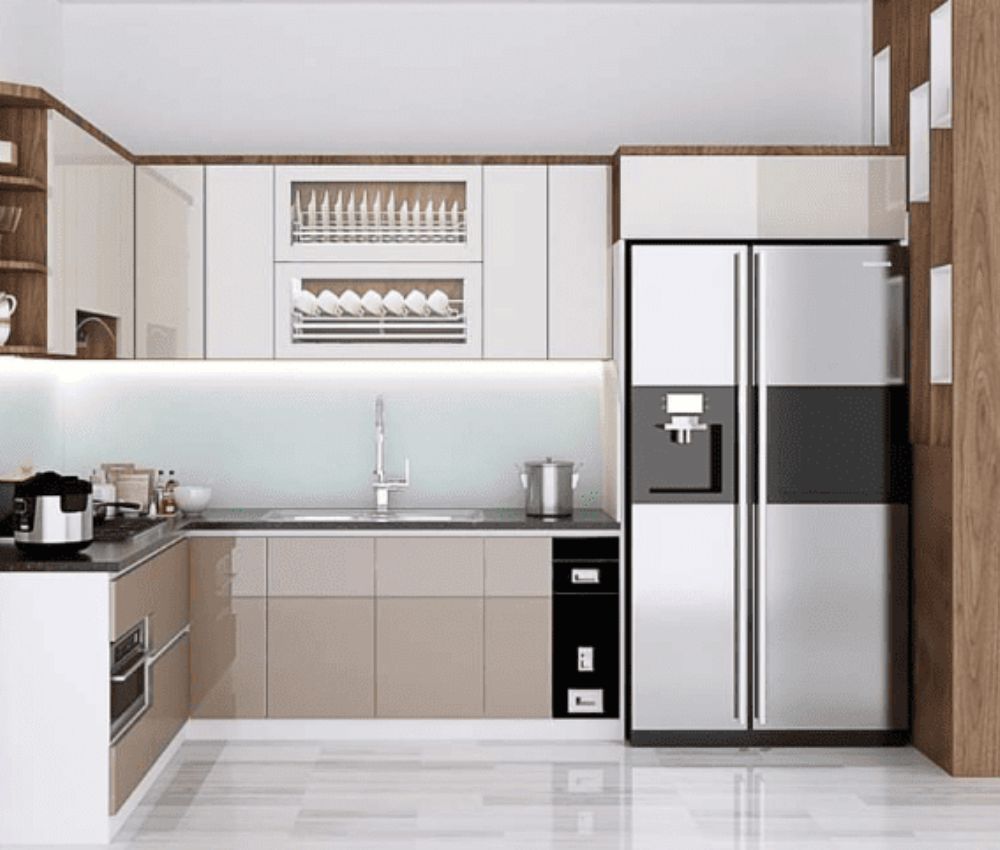 Bếp chữ L là lựa chọn phổ biến nhất hiện nay