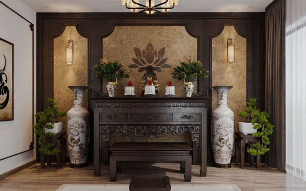 Độ ồn và độ ẩm là hai yếu tố ảnh hưởng trực tiếp đến phòng thờ khi đặt cạnh phòng giặt