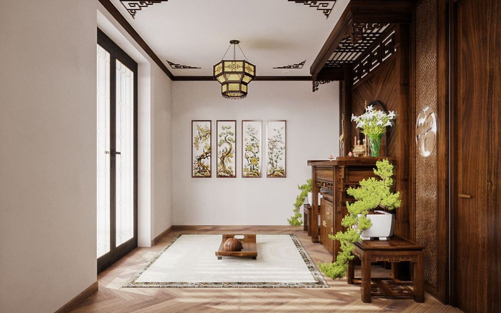 Việc đặt bàn thờ gần bếp dễ gây xung khắc ngũ hành