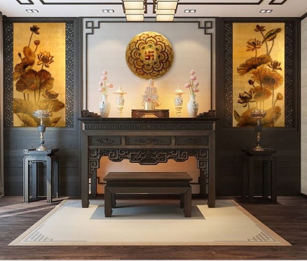 Phòng thờ cần có diện tích tối thiểu 4-5m2