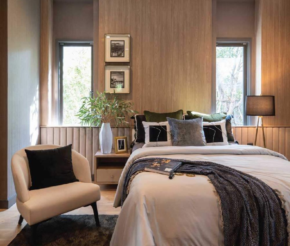 Phòng ngủ nhỏ dưới 15m² cần ưu tiên những vật dụng decor có kích thước gọn nhẹ