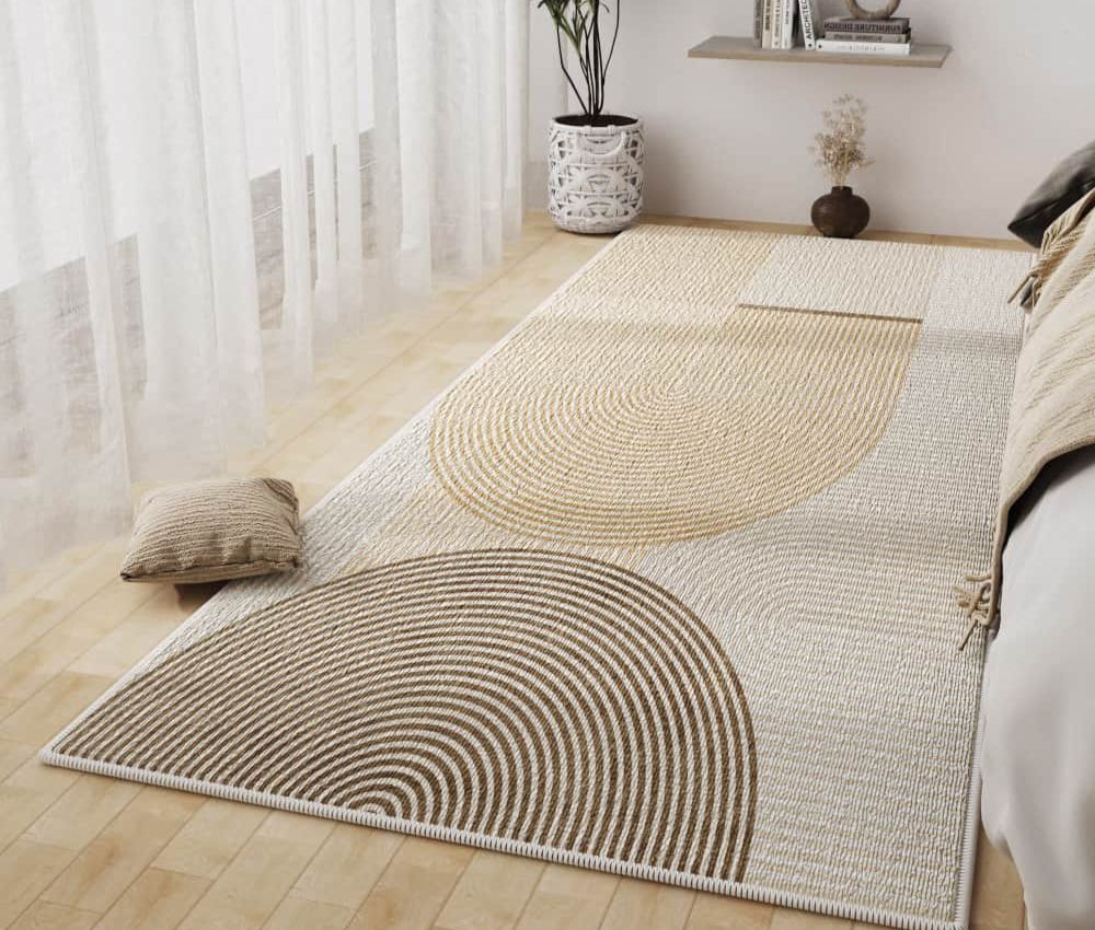 Thảm trải sàn giúp tăng cảm giác ấm áp cho căn phòng