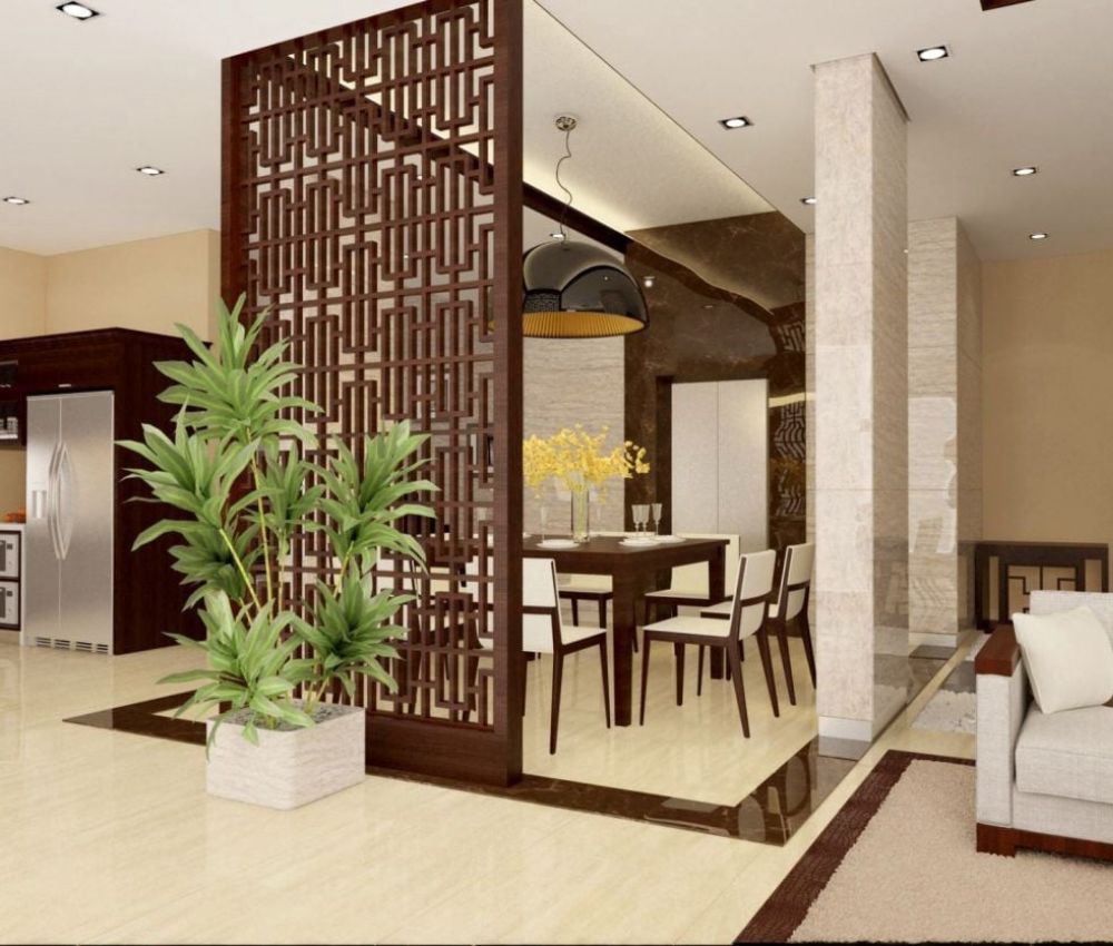 Vách ngăn CNC được cắt hoa văn